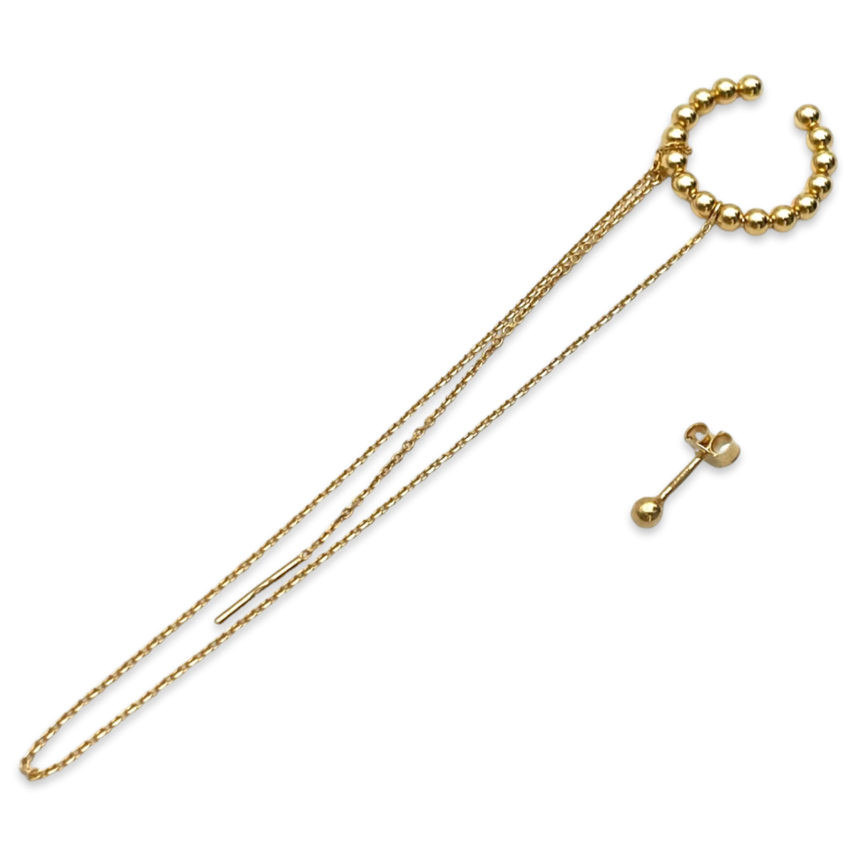 Berano Ohrringe - Manschette vergoldet